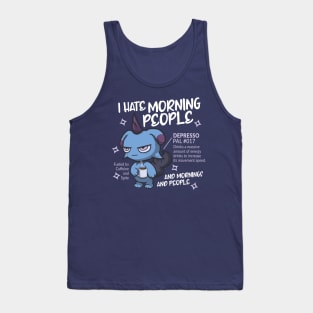 Depresso Hates Mornings Tank Top